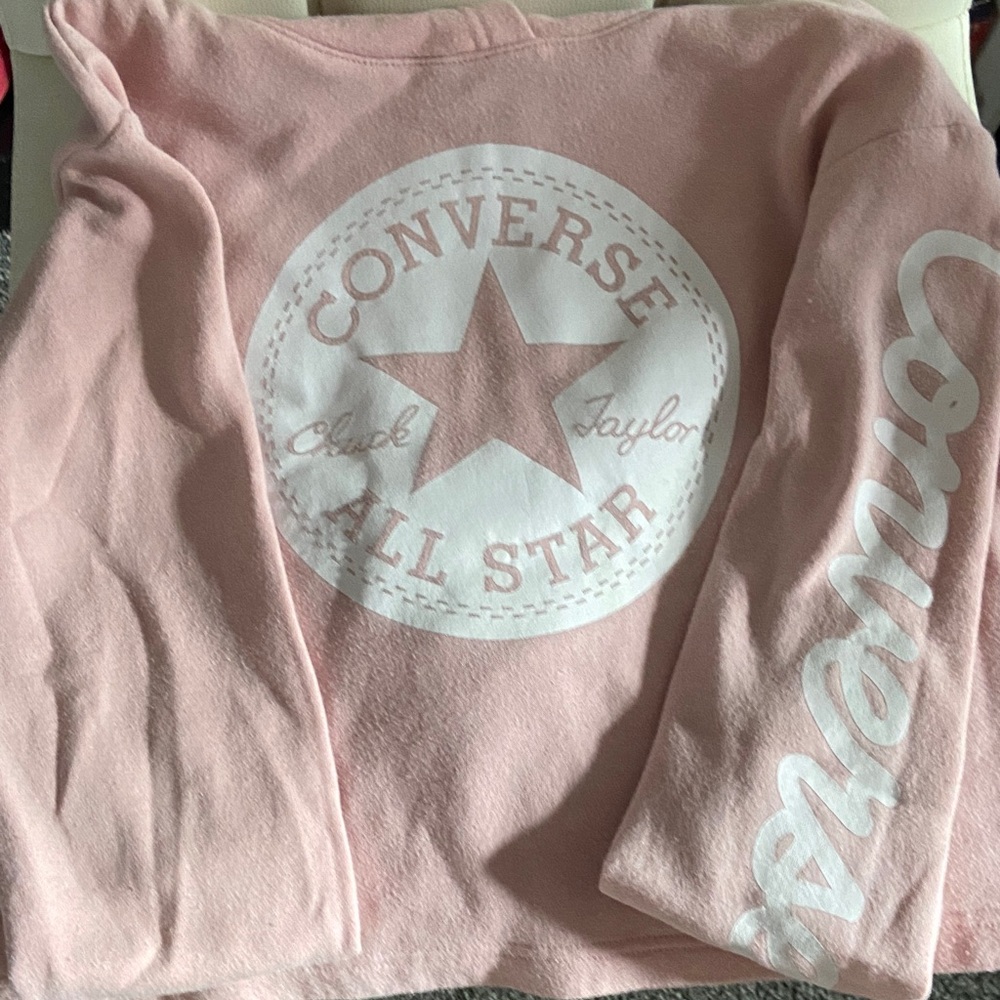 Converse All Star Pink Sweatshirt